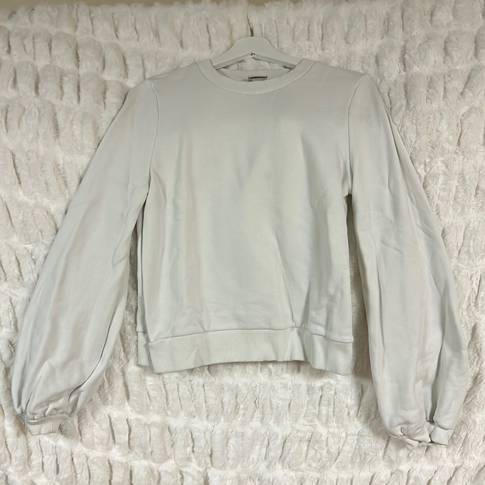 Cropped Bell Sleeve Sweatshirt